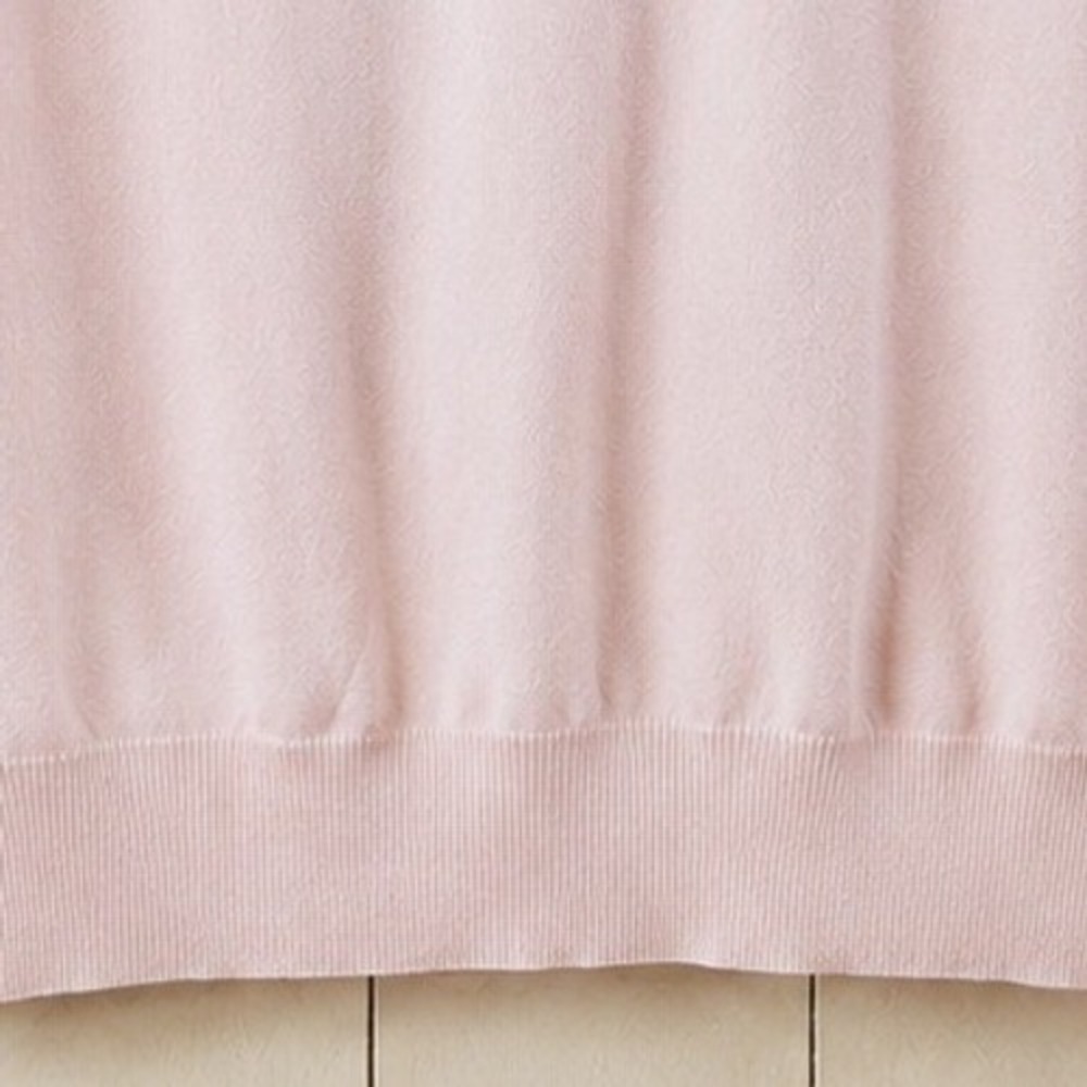 Womens Baby Pink Cardigan Sweater Button Up Coquette Preppy Y2K Cottagecore L - Picture 8 of 8